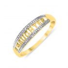 9ct Gold 'Daughter' Diamond Set Ring