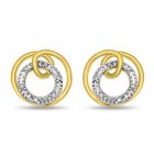 9ct Gold Diamond Stud Earrings 