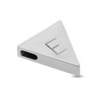 Stainless Steel Personalised One Initial Triangle Charm