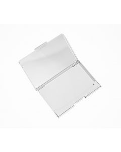 Silver Plated Plain Name Card Case Giftware