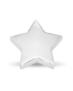 Silver Plated Lacquer Star Shape Paper Weight Giftware 