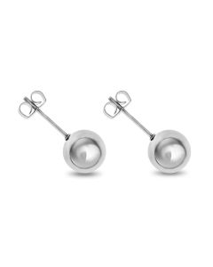 Stainless Steel 8 MM Ball Stud Earrings