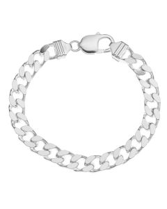 Sterling Silver Gents Solid 8.5" Bracelet 31.1g